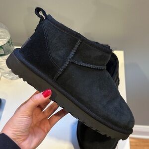 UGG Black Ankle Boots